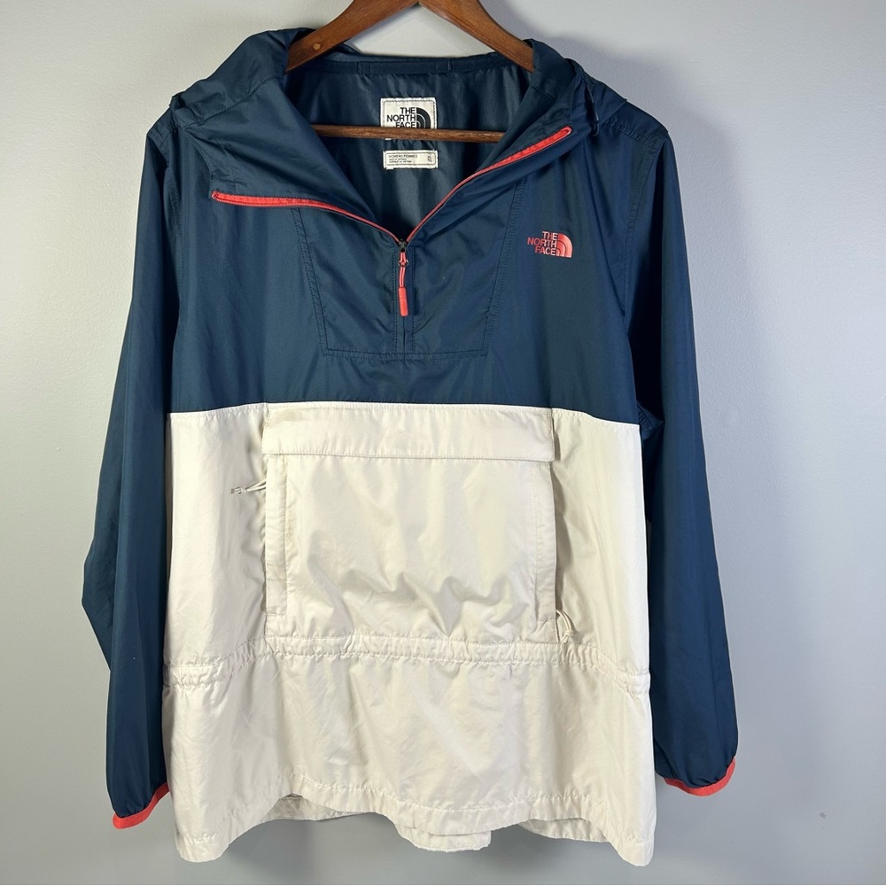 The North Face Anorak Quarter Zip Packable Wind-Resistant Jacket Women's Size XL